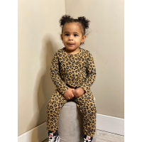 Setje met luipaard print 